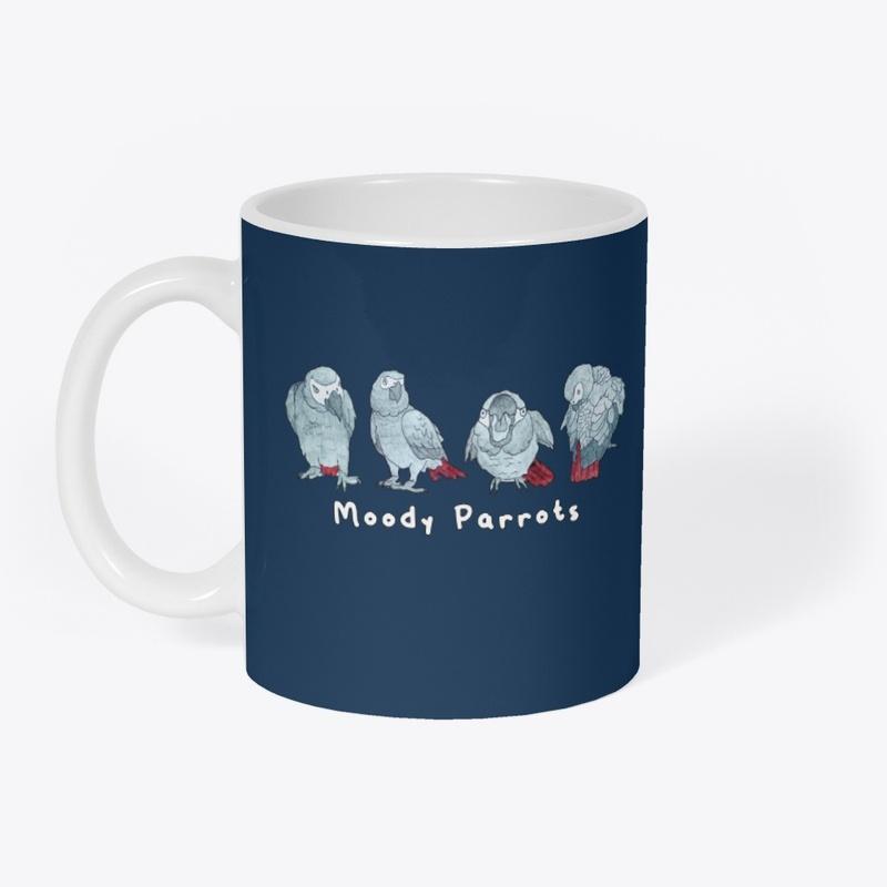 Moody Parrots Mug