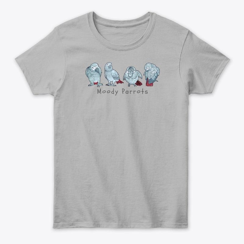 Moody Parrots Classic Tee - Light Colors