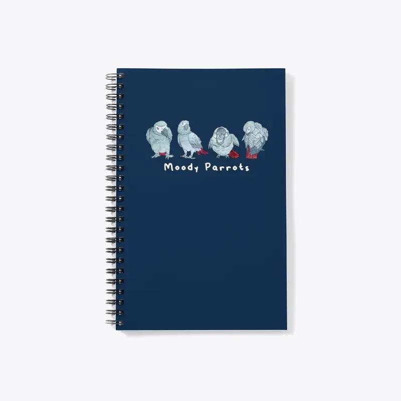 Moody Parrots Notebook